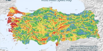Türkiye Güncel Rüzgar ve Güneş Enerjisi Haritaları