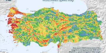 Türkiye Güncel Rüzgar ve Güneş Enerjisi Haritaları